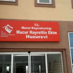MUCUR HAYRETTİN EKİM HUZUREVİ MART AYINDA HİZMETE GİRECEK