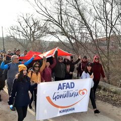 AFAD Gönüllüleri, Mucur’dan Kırşehir’ e ATA’mız için Yürüdü