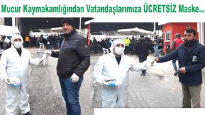Mucur Kaymakamlığı’ndan Halka Ücretsiz Maske