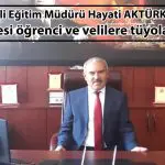 AKTÜRK, LGS öncesi öğrenci ve velilere tüyolar verdi