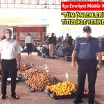 Kaya ÇELİK İlçemiz Pazar Yerinde İncelemelerde Bulundu.