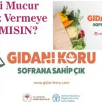 Gıdanı Koru Kampanyası Destek Bekliyor
