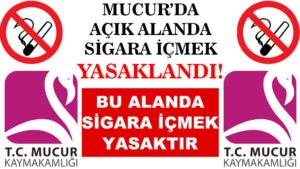 Mucur'da da açık alanda sigara içmek yasaklandı!