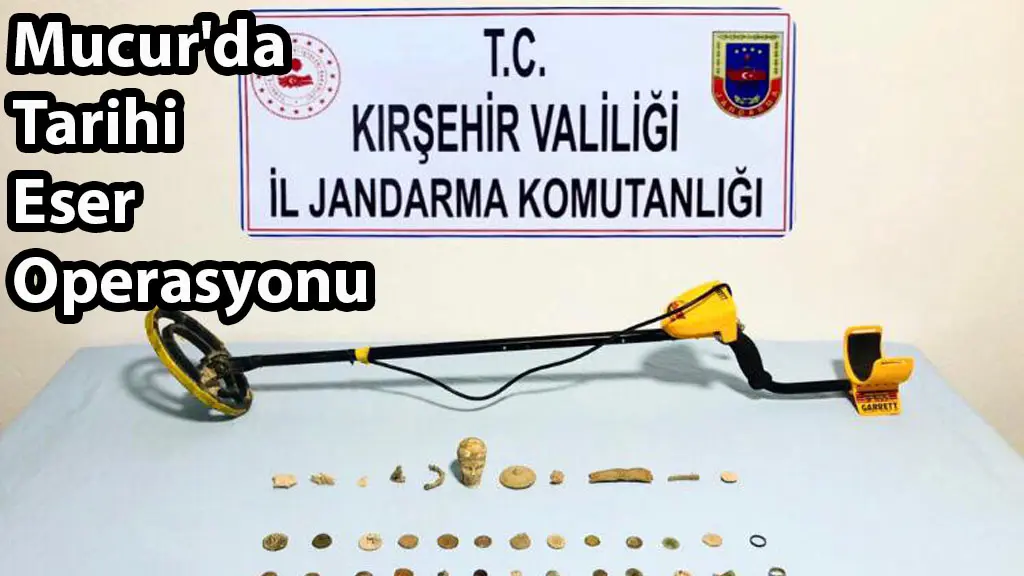 Mucur'da Tarihi Eser Operasyonu