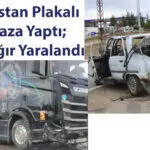 Mucur’da Trafik Kazası; 1 Kişi Ağır Yaralı.