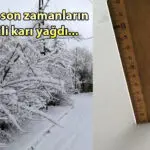 Mucur’a son zamanların en etkili karı yağdı