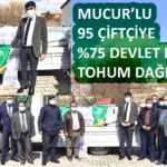 Mucur’lu Çiftçilere Tohum Dağıtıldı