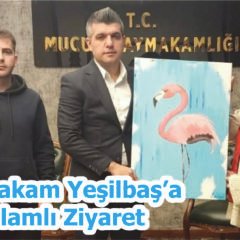 10 Ocak Mülki İdare Amirleri Günü’nde Kaymakam Yeşilbaş’a Anlamlı Ziyaret