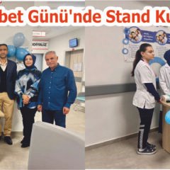 Diyabet Günü’nde Stand Kuruldu