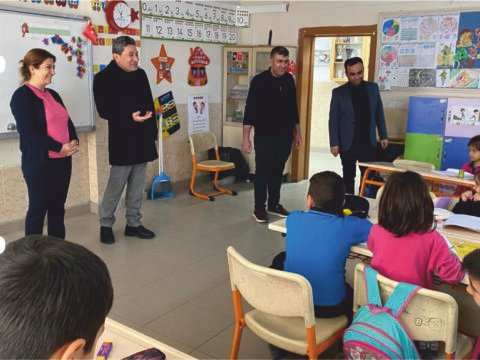 İlçe Milli Eğitim Müdürü Pınar’dan Cumhuriyet İlkokulu’na Ziyaret