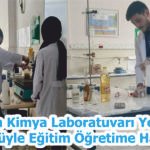 MYO’nun Kimya Laboratuvarı Yenilenen Yüzüyle Eğitim Öğretime Hazır