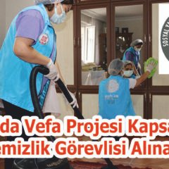 Mucur’da Vefa Projesi Kapsamında 4 Temizlik Görevlisi Alınacak