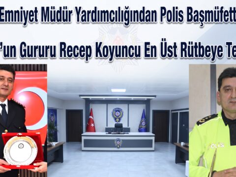 Mucur’un Gururu Recep Koyuncu En Üst Rütbeye Terfi Etti